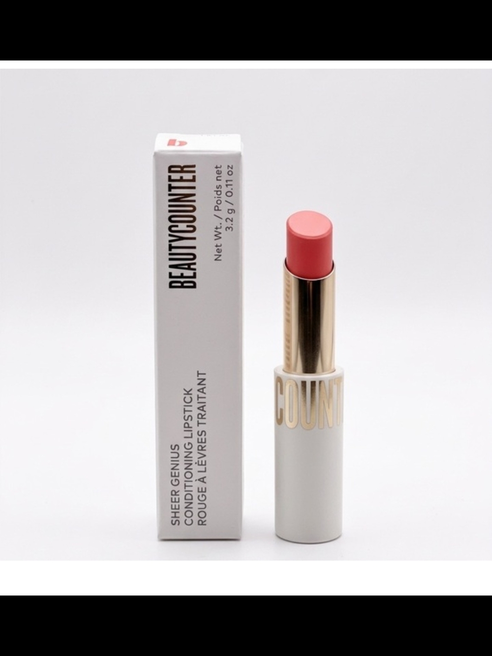 Beautycounter Sheer Genius Conditioning Lipstick In Petal